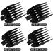 ADXCO 10 Color Hair Clipper Guide Combs - Compatible with Wahl Clippers/Trimmers - 10 Sizes - Black - Buy Online on GoSupps.com
