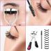 WLLHYF Professional Eyelash Curler Kit with Built-in Comb and 10 Replacement Pads - Dramatically Curl Your Lashes for Women and Girls - Black - Buy Online on GoSupps.com