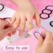 90-Pieces Nail Striping Tape Line Set - 30 Mixed Colors Rolls for DIY Nail Art with 2 Tape Dispensers - Buy Online on GoSupps.com