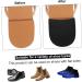 NOLITOY Anti-Slip Stickers for Shoes | 3 Pairs Self-Adhesive Shoe Grips & Inserts | Non-Slip Rubber Sole Repairs | Transparent Clear Pump Stickers - Buy Online on GoSupps.com