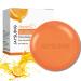 Vitamin C Soap Bar Natural Soap Orange Body Soap Bar Vitamin C Handmade Soap Hand Face Cleansing & Moisturizing Soap Bars for Face and Body Solid Soap for Reducing Acne and Scar Improve Skin Tone