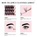 40D Individual Cluster Eyelashes for Extensions - 0.07 D Curl Mix 15-20mm - Perfect for Beginners | Artificial Eyelashes - Buy Online on GoSupps.com