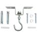 SCSPORTS Box Bag Suspension - Rotatable Heavy-Duty Stainless Steel Hook for Up to 80kg | Ceiling Fastening & Bracket - Buy Online on GoSupps.com