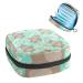 Hippo Flowers Sanitary Napkin Storage Bag Feminine Menstrual Cup Pouches Nursing Pad Holder Tampon Bags Portable Period Bag for Women Teen Girls 1Pcs Multi-colored 6