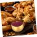 Zerodeko Metal Bowls 2pcs Sauce Milk Cup 304 Stainless Steel Sauce Plate Household Milk Warmer Pot 8.5X5.3X3.2CMx2pcs Goldenx2pcs - Buy Online on GoSupps.com