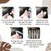 Hetto Microring Real Hair Balayage Extensions | Darker Brown to Light Brown | 50g Remy Hair - 35cm | Quality Hair Extensions for Effortless Style - Buy Online on GoSupps.com