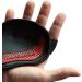 Macciavelli fitness grip pads grip pads for pull -ups bodybuilding fitness & cross training - grip pads for maximum grip - the alternative for fitness gloves & training gloves (1 pair) red |Black M