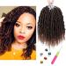 Bomb Twist Crochet Hair 6 Packs 10inch Spring Twist Crochet Braids Pretwisted Passion Twist Hair Pre looped Crochet Hair Synthetic Braiding Hair Extension Fluffy Twist Dreadlocks Hair for Women(T30#) 10 Inch T30