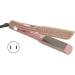 Rose Gold 2-in-1 Hair Curler & Straightener | Professional Multi-Level Heater for Home & Barber Shop | Perfect for Straight & Curly Hair (US Plug 100-240V - Buy Online on GoSupps.com