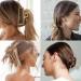 Buy Slipproof Big Hair Clips for Thick & Thin Hair - 5 Pack Metal Hair Claws for Women - Buy Online on GoSupps.com