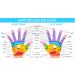 2-Piece Stainless Steel Massage Ring Set - Acupressure Finger Rings to Boost Blood Circulation - Silver - Buy Online on GoSupps.com