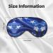 SSIMOO Blue Honduras Flag Sleep Mask | Adjustable & Breathable Eye Mask for Comfortable Sleep | Fashionable Travel Accessory - Buy Online on GoSupps.com