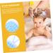 Frcolor 9 StK Silicone Shampoo Brush - Scalp Massage Hairbrush for Kids & Adults | Psoriasis & Bathing Brush - Buy Online on GoSupps.com