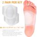 Soft Silicone Gel Arch Support Set for Flat Foot Pain Relief - 2 Pairs for Men and Women | Plantar Fasciitis Cushioned Sleeves with Arch and Heel Spurs Support - Buy Online on GoSupps.com