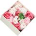 Flower Soap Exquisite Elegant Rose Flower Soap Safe for Valentine's Day for Women (Pink) - Buy Online on GoSupps.com