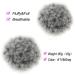 THEMIS HAIR Afro Puff Drawstring Ponytail in Smoky Gray | High Puff Bun for Black Women | Kinky Curly Hairpiece for Natural Hair - Buy Online on GoSupps.com
