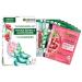 Garnier cloth masks set for every skin type 7 facial masks for dry to normal skin and combination skin vegan formula with hyaluronic acid limited edition hydra bomb and nutri bomb mask set 7x28 g