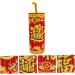 Alipis 1pc Chinese New Year Decoration Car Decor Car Trim Front Door Sitting on The Flannel Red Red 18x6cm - Buy Online on GoSupps.com