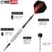 16g CyeeLife Soft Tip Darts Set with 42 Flights and 100 Plastic Points - Buy Online on GoSupps.com