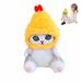 Fried Shrimp Cat Plush Doll - Soft Stuffed Animal Doll Lovely Fat Kitten Plushies Perfect Pillow for Fans' Birthday Gifts (Cute Fried Shrimp Cat)