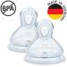 NUK First Choice+ Flow Control Teat for Baby Bottles | 6-18 Months | Anti-Colic Valve | BPA-Free | 2-Piece Pack - Buy Online Internationally - Buy Online on GoSupps.com