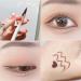 Outfmvch Pearl White Eyeliner & Brow Pencil Set - Sweatproof & Easy Makeup Remover - 2ML Liquid Pencil for Non-Smudging Results - Push-up Bars for Precise Application - Buy Online on GoSupps.com