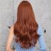 Haircube Auburn Wig | Long Wavy Synthetic Women's Wig | Heat-Resistant Everyday Use | Neat Chestnut Brown Style - Buy Online on GoSupps.com
