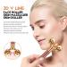 NUOMAN 2 in 1 Electric Face Massager Roller - Rose Golden 3D Roller and T Shape Facial Kit - Buy Online on GoSupps.com