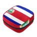 Costa rica flag women bandage storage bag menstrual bag portable menstrual cup pocket with zipper for teenagers girls women women
