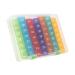e-Pill 7 Times a Day x 7 Day Weekly Pill Organizer Pillbox with Clear Case