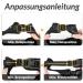 Rabbitgoo Cat Dishes & Black Soft Harness Set - Breakout-Proof Cat Breastplate for Safe Adventures - Buy Online on GoSupps.com