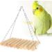 Swing Squirrels Swing Parrots-13 * 20cm Wooden Natural Stripe Round Log Parrots Hanging Swing for Chinchilla Squirrels - Buy Online on GoSupps.com