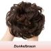 JJStar Large Dark Brown Hair Part with Rubber Band | Hair Ties for Updos & Messy Buns - Perfect for Women & Girls - Buy Online on GoSupps.com