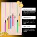 Ensemble d ' eye-liners liquides UV 8 couleurs crayon d ' eye-liners r sistant l ' eau pour adultes et amateurs de f te facile appliquer doublure liquide r active UV - Buy Online on GoSupps.com