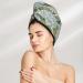 Hydrangea Microfiber Hair Towel - Super Absorbent Coral Velvet Wrap for Long Curly & Thick Hair - Buy Online on GoSupps.com