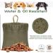 Hands-Free Dog Treat Bag with Automatic Closure - Small Food Bags for Dog Training | Puppy Treat Bag with Carabiner - Green - Buy Online on GoSupps.com
