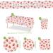 Strawberry Baby Shower Decorations 56Pcs/Set Disposable Dinnerware Set Serves 10 Guests Tablecloth Strawberry Paper Plates Cups & Napkins Strawberry Party Supplies Inodoor Outdoor - Buy Online on GoSupps.com