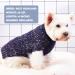 KYEESE Turtleneck Navy Dog Sweater - Warm Knitwear Pullover for Small to Medium Dogs - Buy Online on GoSupps.com