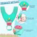 Adjustable Baby Bottle Holder - 2 Pcs Car Seat Feeding Sling with Loop and Hook Tape (Grey/Green Cute Style) - Buy Online on GoSupps.com