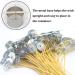 6 Inch Hemp Wick 100 Piece Set with Beeswax for Candle Making - Buy Online on GoSupps.com