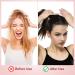 Laicky 100 Pcs Fabric Elastic Hair Ties for Women Girls - Seamless Rubber Bands for Ponytails, Pigtails - Suitable for Thick, Thin, Curly Hair - Non-Harmful Holders (Macarone) - Buy Online on GoSupps.com