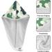 Black Green Teal Graffiti Hair Towel 2 Pack | Super Absorbent Quick Dry Hair Turbans for Women & Girls - Buy Online on GoSupps.com