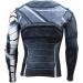 Superhero Compression Sports Shirt Men's Long/Short Sleeve Fitness Tee - Medium - Buy Online on GoSupps.com