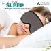 Buy Modern Advantage 3D Sleeping Eye Mask with Earplugs | 100% Light Blocking Sleep Mask for Men & Women | Travel Nap & Yoga | Breathable & Adjustable Design - Buy Online on GoSupps.com