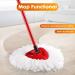 DTOPNIOR 3 Pack Microfiber Spin Mop Head Replacement - Easy Cleaning Refills for Floor Mops - Compatible with EasyWring 1 Tank System - 3 Pack White - Buy Online on GoSupps.com