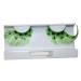 Eulenspiegel 000380 Artificial Eyelashes with Green Springs & Black Dots - 1ml Special Glue for Carnival & Mottoparty - Buy Online on GoSupps.com