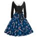 Christmas skirt for women costume cartoon pulli dress sexy party dress dress fashion dress women christmas top hooded sweaters sweatshirts dress autumn winter sky blue l