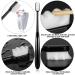 8-Piece Soft Nano Toothbrush Set for Gentle Oral Care - Extra Soft Bristles for Adults, Kids, and Gum Recession Relief (Black & White) - Buy Online on GoSupps.com