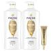 Pantene Shampoo Twin Pack with Hair Treament, Daily Moisture Renewal for Dry Hair, Safe for Color-Treated Hair NEW Version