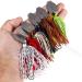 Art Bait Set - Silicone Skirts Fishing Blinker Jig Spinner Set for Trout Perch Pike - 6 Piece Crankbait & Spinbait Fishing Bait - Buy Online on GoSupps.com